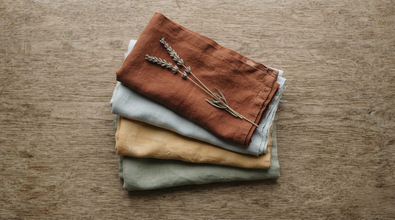 The Maker's Shelf: Hand-Dyed Linen Napkins From a Studio in Vermont