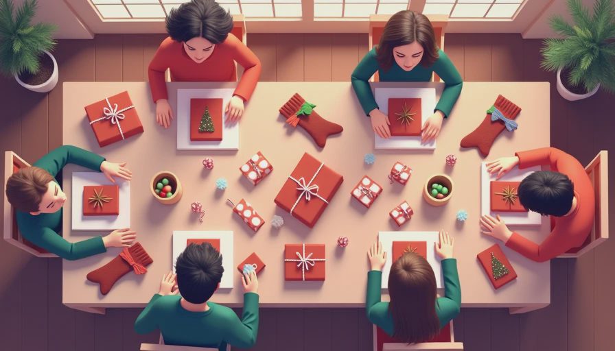 Illustration for christmas stocking filler