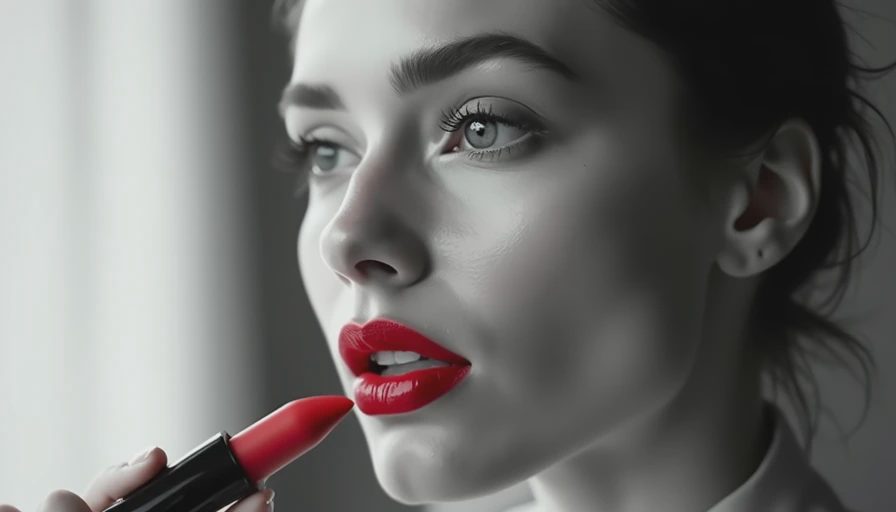 Illustration for minimalist makeup