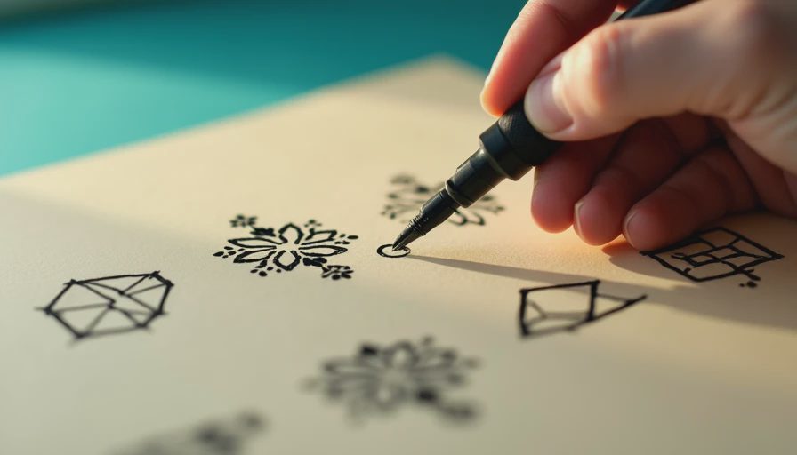 Illustration for minimalist tattoo ideas