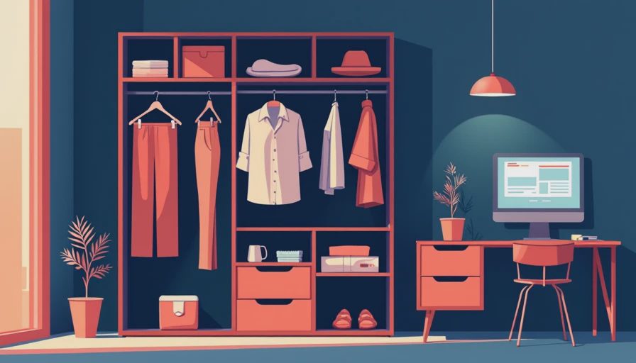 Illustration for clothing brands for minimalists