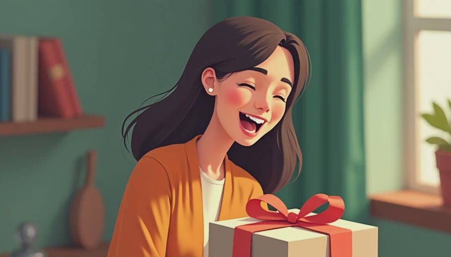 Visual context for secondhand gifts