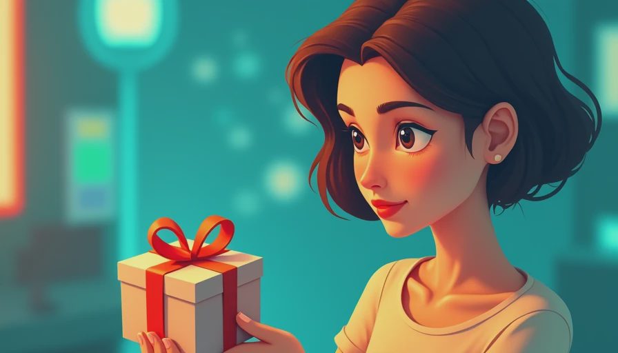 Visual context for gift giving minimalist
