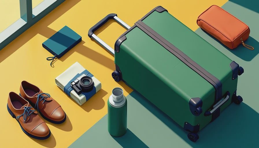 Visual context for minimalist travel gear list