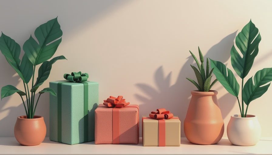 Illustration for zero waste gift ideas
