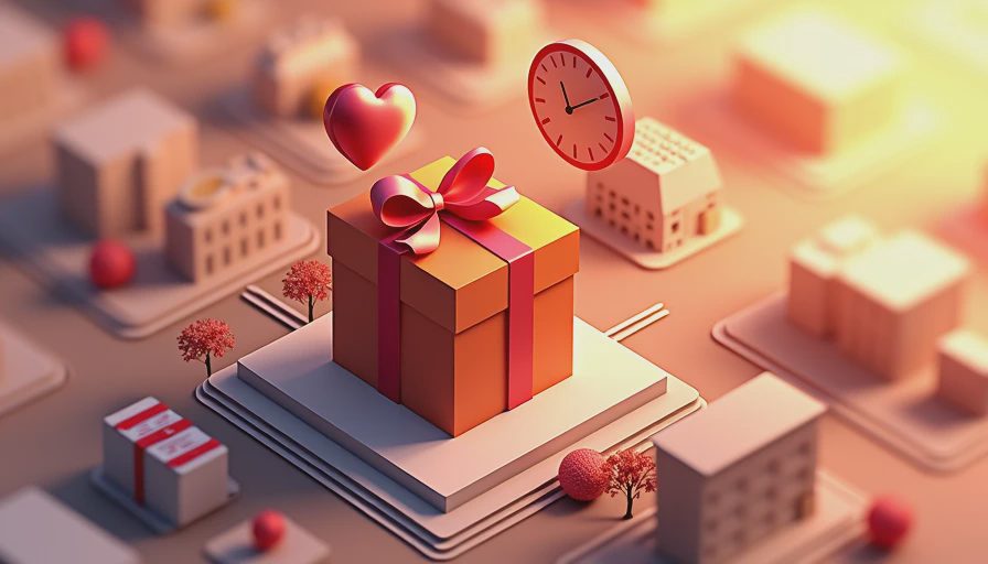 Illustration for non material gifts